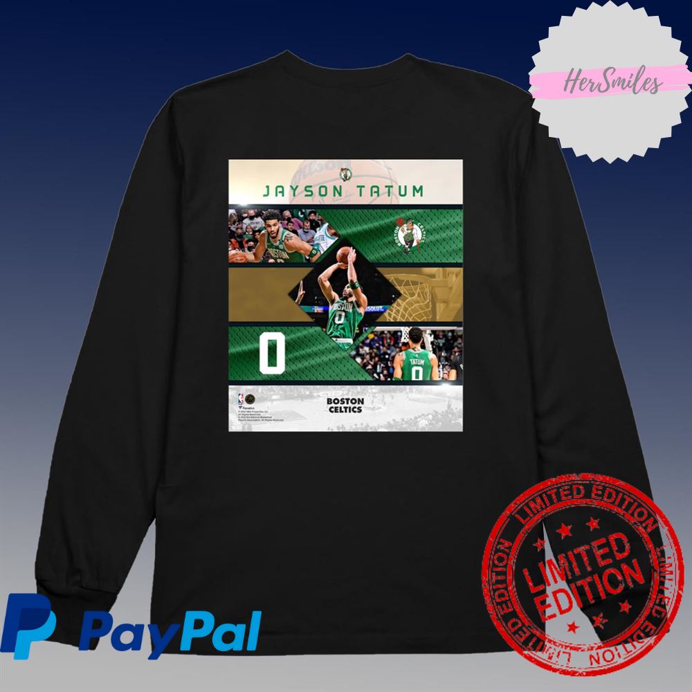 Jayson Tatum Boston Celtics Fanatics Authentic Shirt