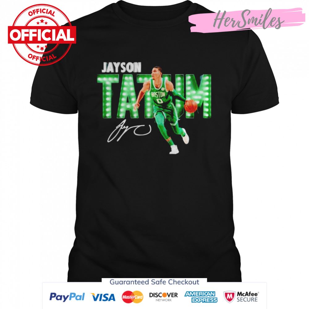 Jayson Tatum Boston Celtics signature shirt