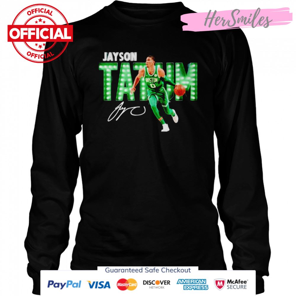 Jayson Tatum Boston Celtics signature shirt Jayson Tatum Boston Celtics signature shirt