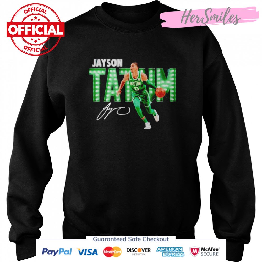 Jayson Tatum Boston Celtics signature shirt Jayson Tatum Boston Celtics signature shirt