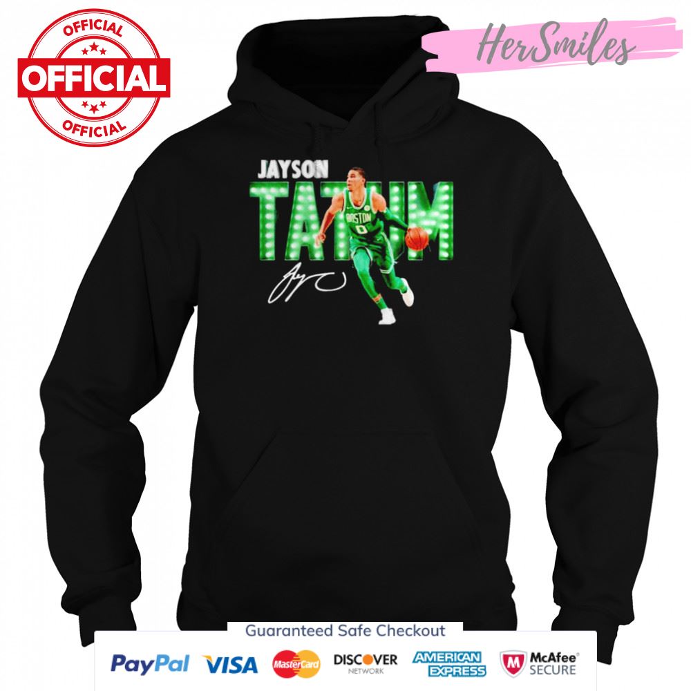 Jayson Tatum Boston Celtics signature shirt Jayson Tatum Boston Celtics signature shirt