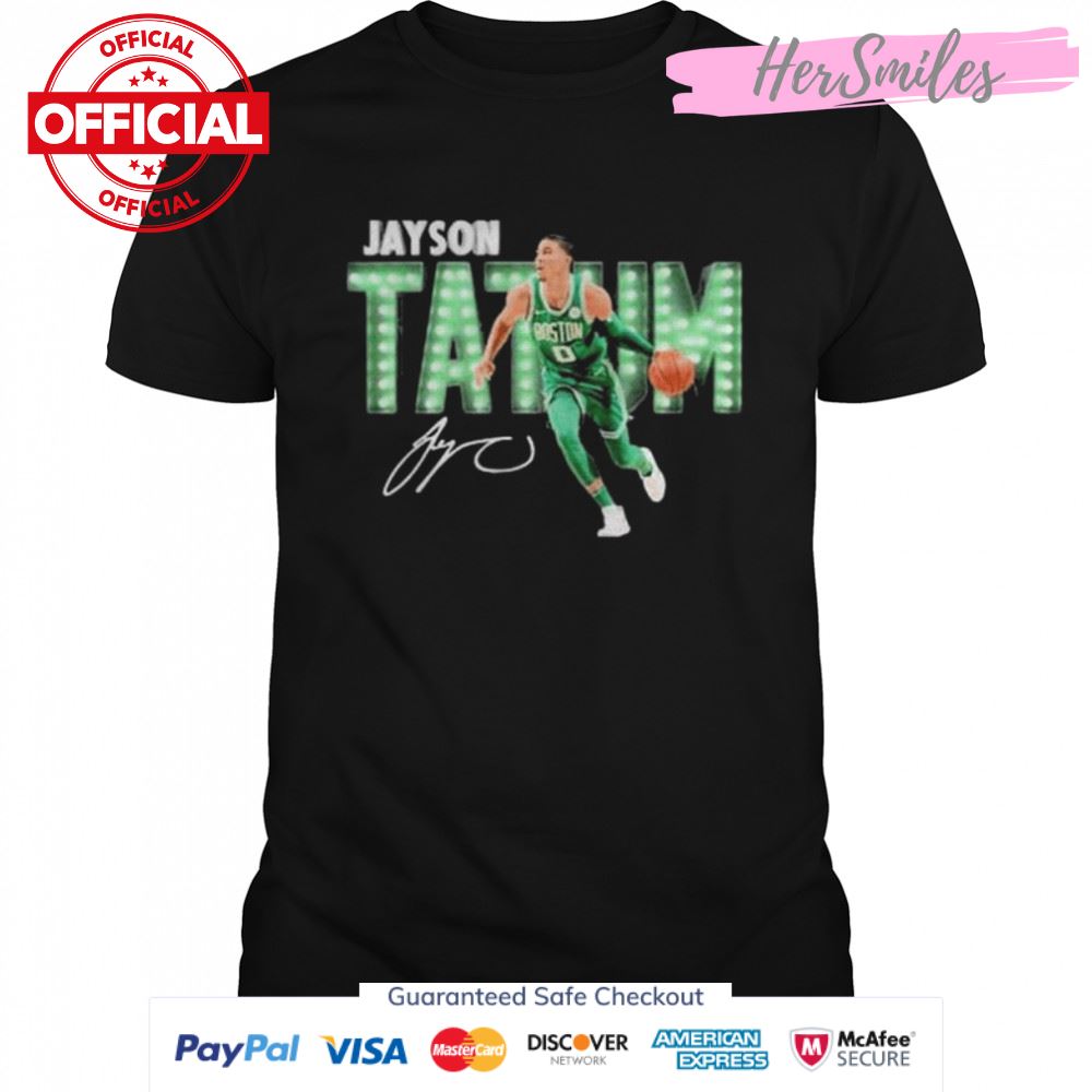 Jayson tatum nba finals mvp boston celtics signature shirt