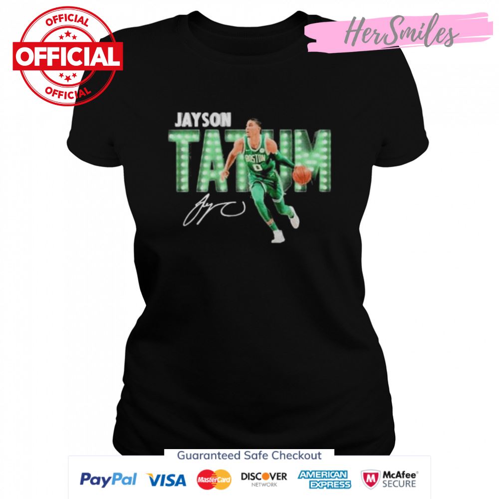 Jayson tatum nba finals mvp boston celtics signature shirt