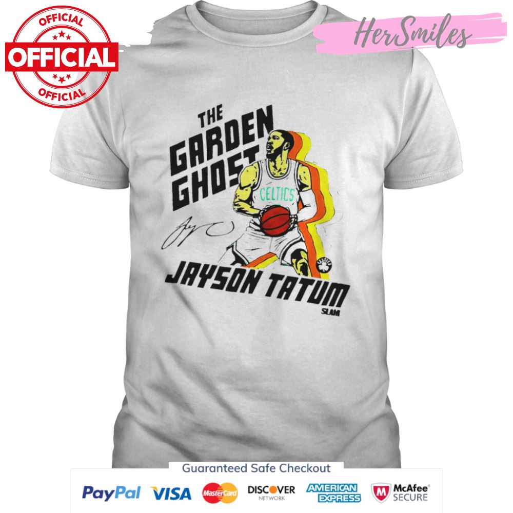 Jayson Tatum The Garden Ghost signature T-shirt