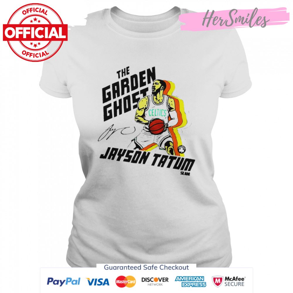Jayson Tatum The Garden Ghost signature T-shirt