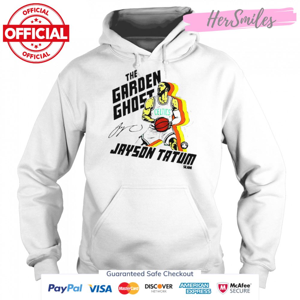 Jayson Tatum The Garden Ghost signature T-shirt Jayson Tatum The Garden Ghost signature T-shirt