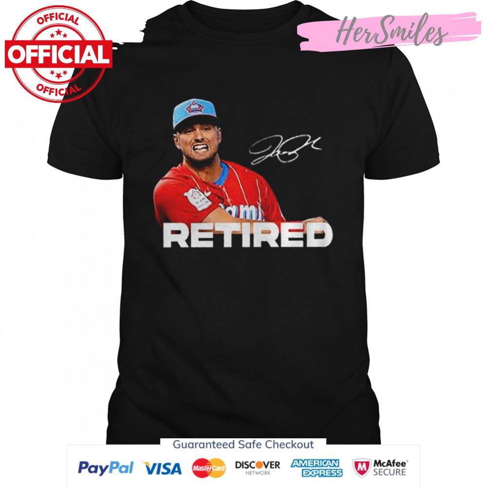 Joe panik retired mlb signature shirt