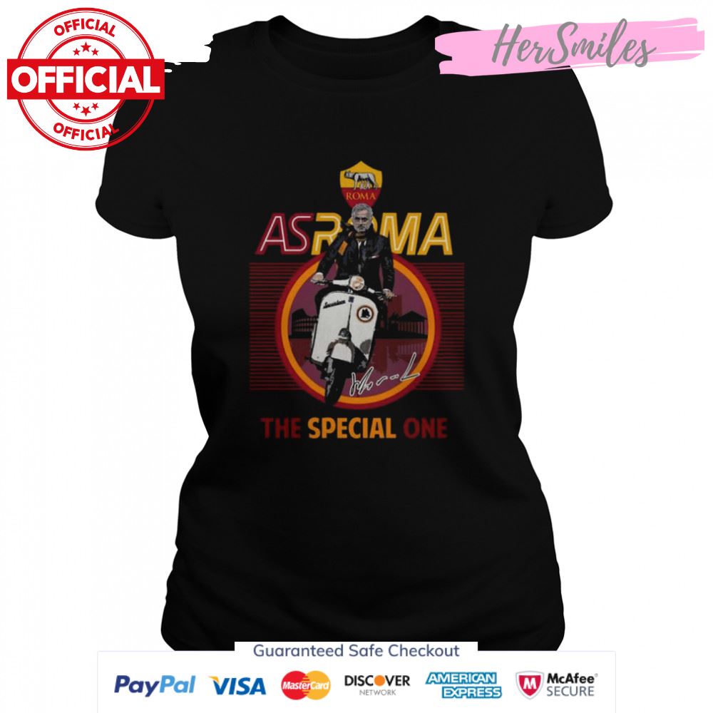 Jose Mourinho Vespa AS Roma The Special One Signature Shirt