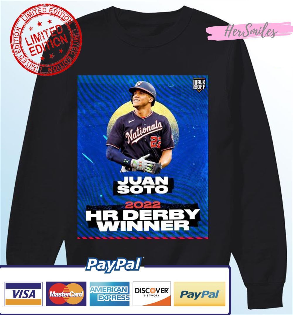 Juan Soto Home Run Derby 2022 Winner Unisex T-Shirt Juan Soto Home Run Derby 2022 Winner Unisex T-Shirt
