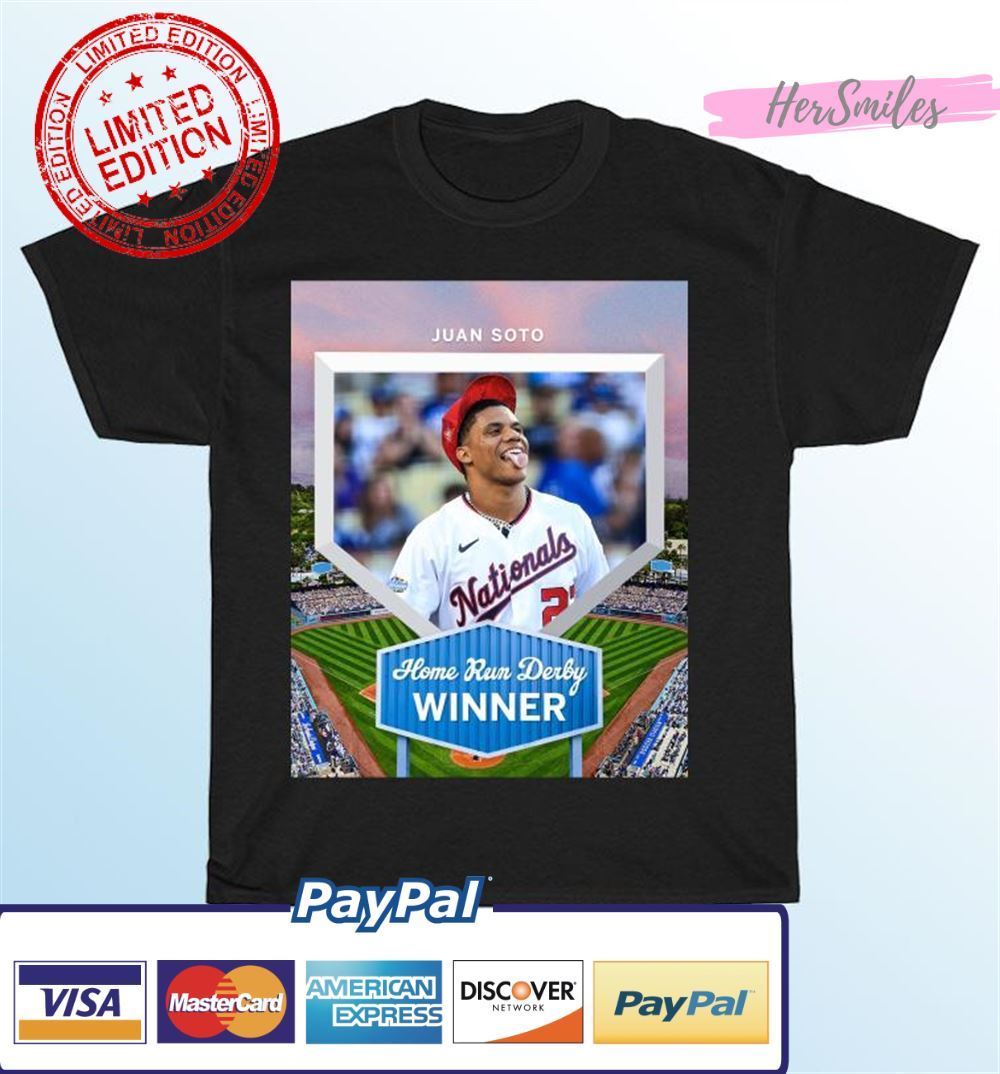 Juan Soto Washington Baseball Home Run Derby Winner Unisex T-Shirt Juan Soto Washington Baseball Home Run Derby Winner Unisex T-Shirt