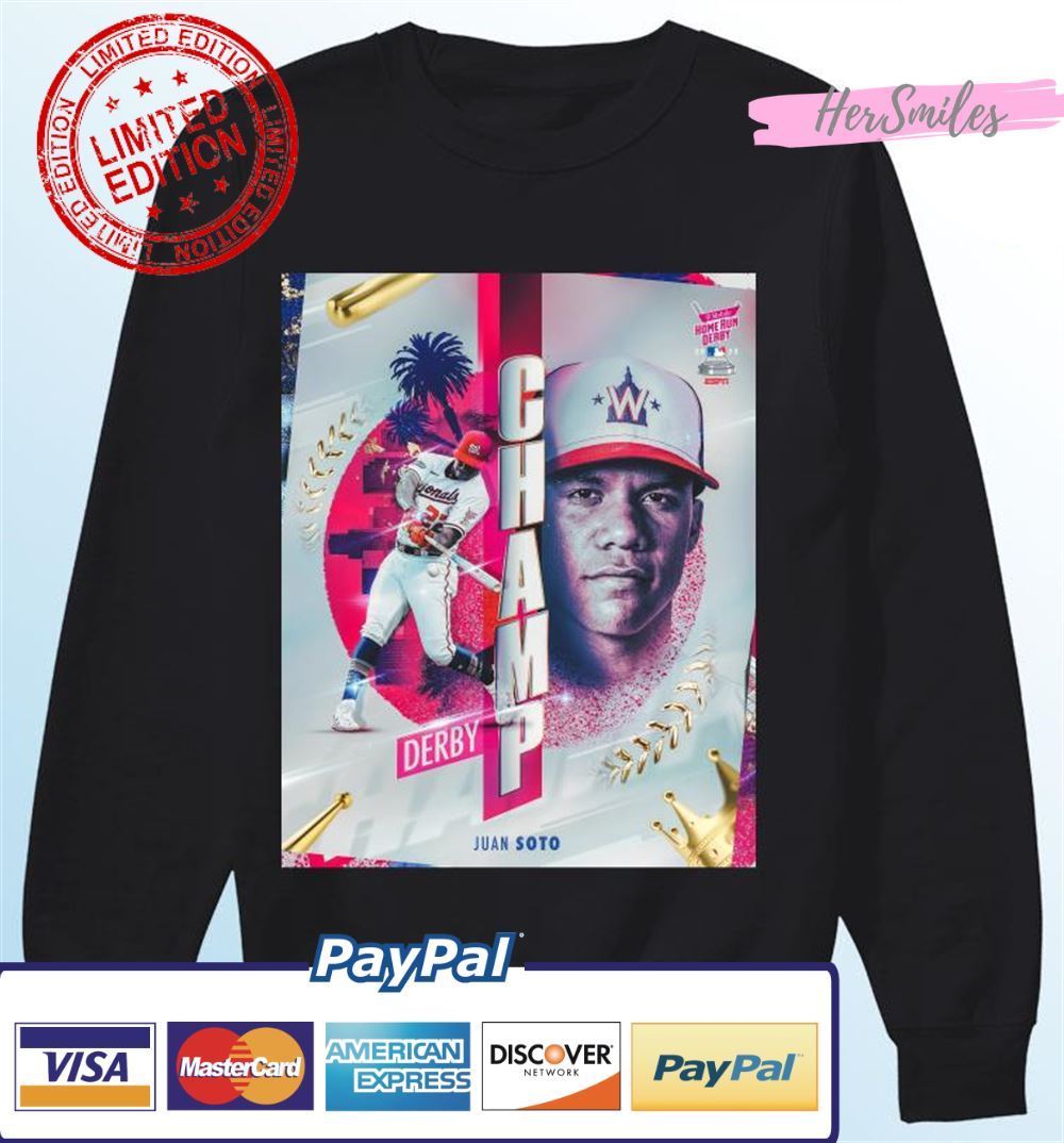 Juan Soto Washington Nationals Derby Champ 2022 Unisex T-Shirt Juan Soto Washington Nationals Derby Champ 2022 Unisex T-Shirt