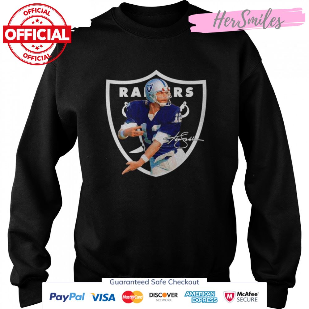 Kenneth Michael Stabler Signature Oakland Raiders shirt Kenneth Michael Stabler Signature Oakland Raiders shirt