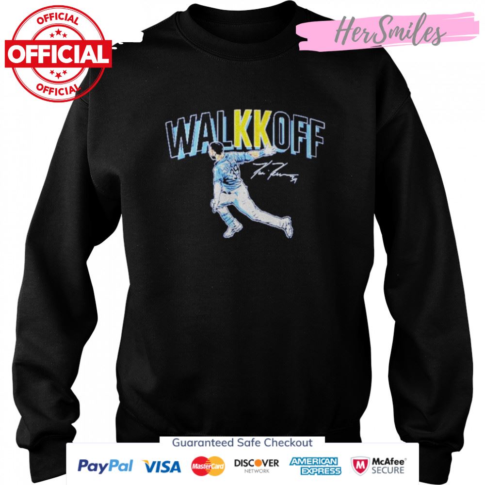 Kevin Kiermaier Walkkoff Signatures Shirt Kevin Kiermaier Walkkoff Signatures Shirt