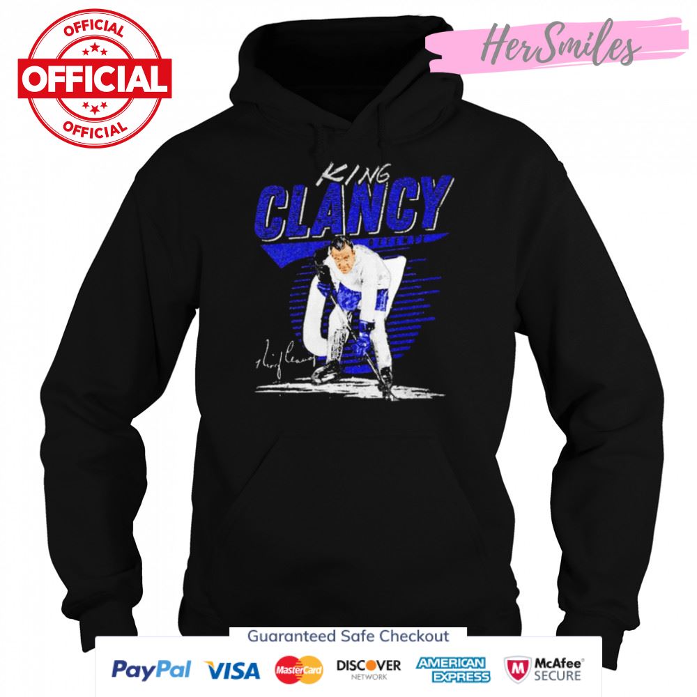 King Clancy Toronto Maple Leafs Comet signature shirt King Clancy Toronto Maple Leafs Comet signature shirt
