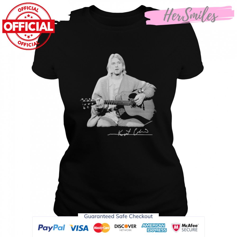 Kurt Cobain Music Signature 2022 Shirt