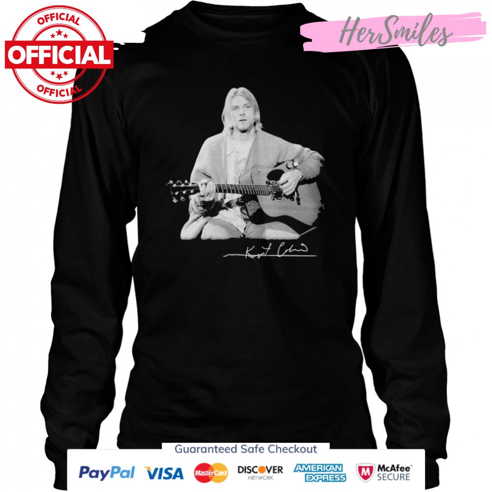 Kurt Cobain Music Signature 2022 Shirt Kurt Cobain Music Signature 2022 Shirt