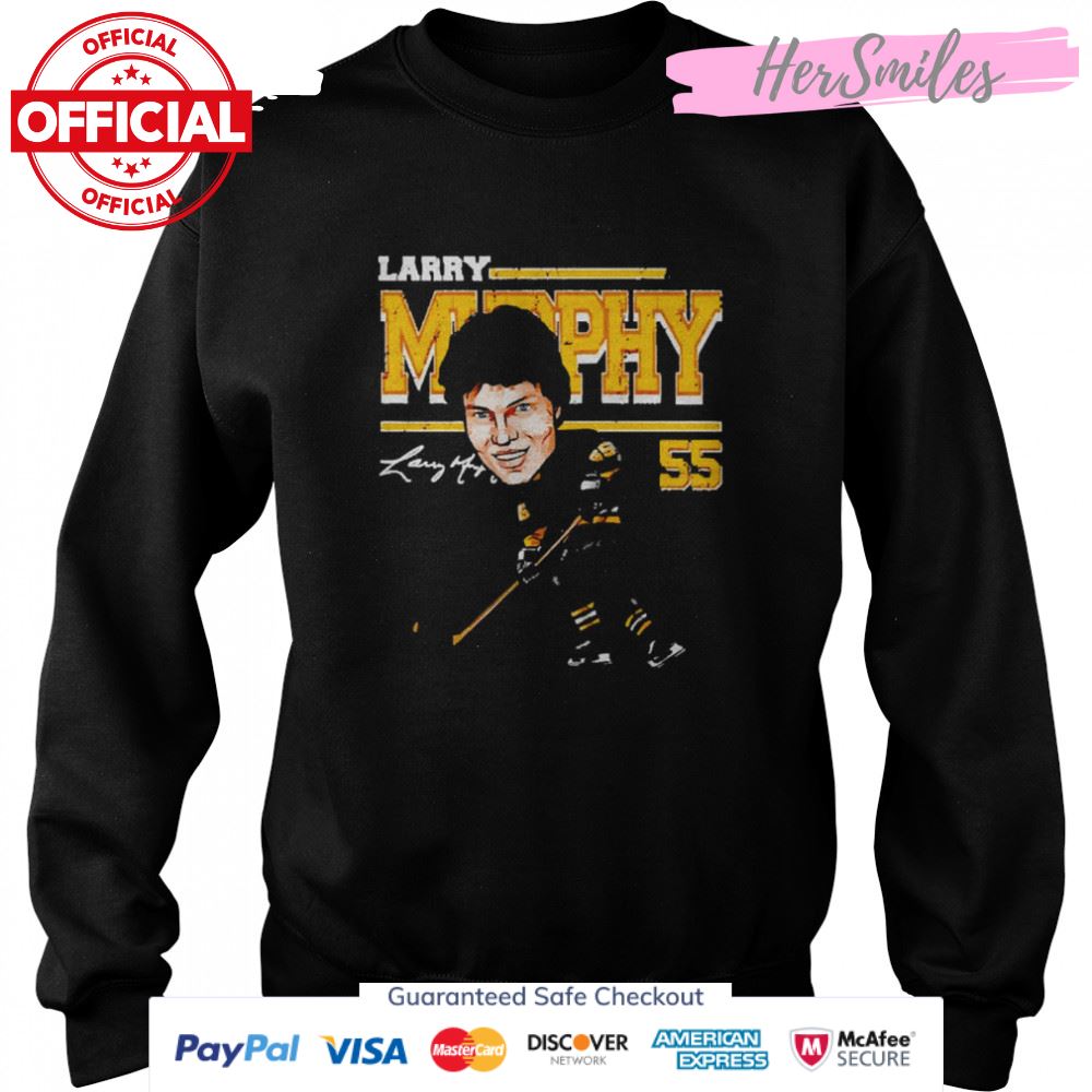 Larry Murphy Pittsburgh Penguins Cartoon signature shirt Larry Murphy Pittsburgh Penguins Cartoon signature shirt