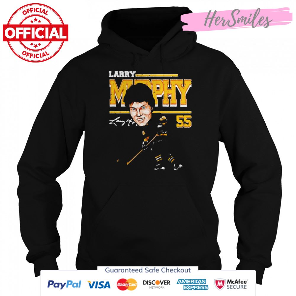 Larry Murphy Pittsburgh Penguins Cartoon signature shirt Larry Murphy Pittsburgh Penguins Cartoon signature shirt