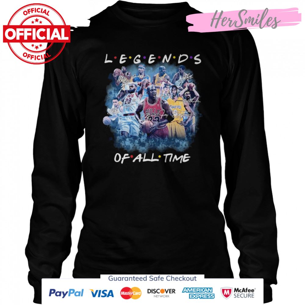 Legends Of All Time Best NBA Players Signatures Shirt Legends Of All Time Best NBA Players Signatures Shirt