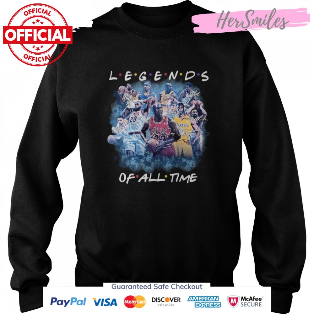 Legends Of All Time Best NBA Players Signatures Shirt Legends Of All Time Best NBA Players Signatures Shirt