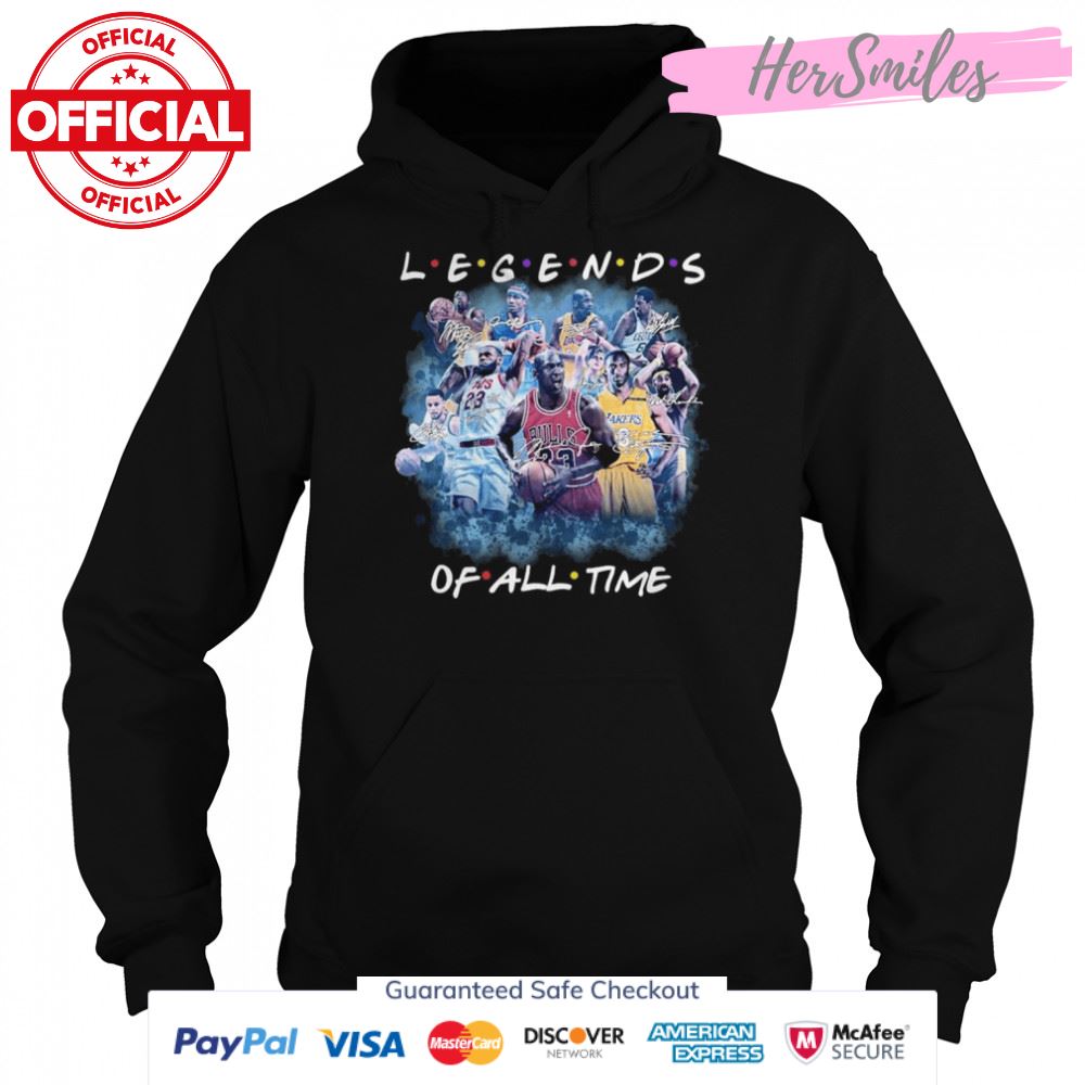 Legends Of All Time Best NBA Players Signatures Shirt Legends Of All Time Best NBA Players Signatures Shirt