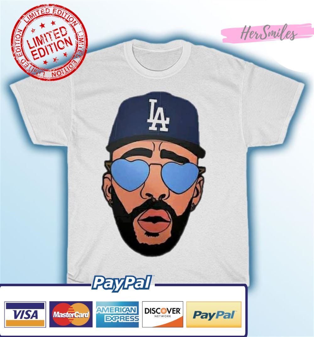 Los Angeles Dodgers Bad Bunny Dodgers Unisex T-Shirt Los Angeles Dodgers Bad Bunny Dodgers Unisex T-Shirt