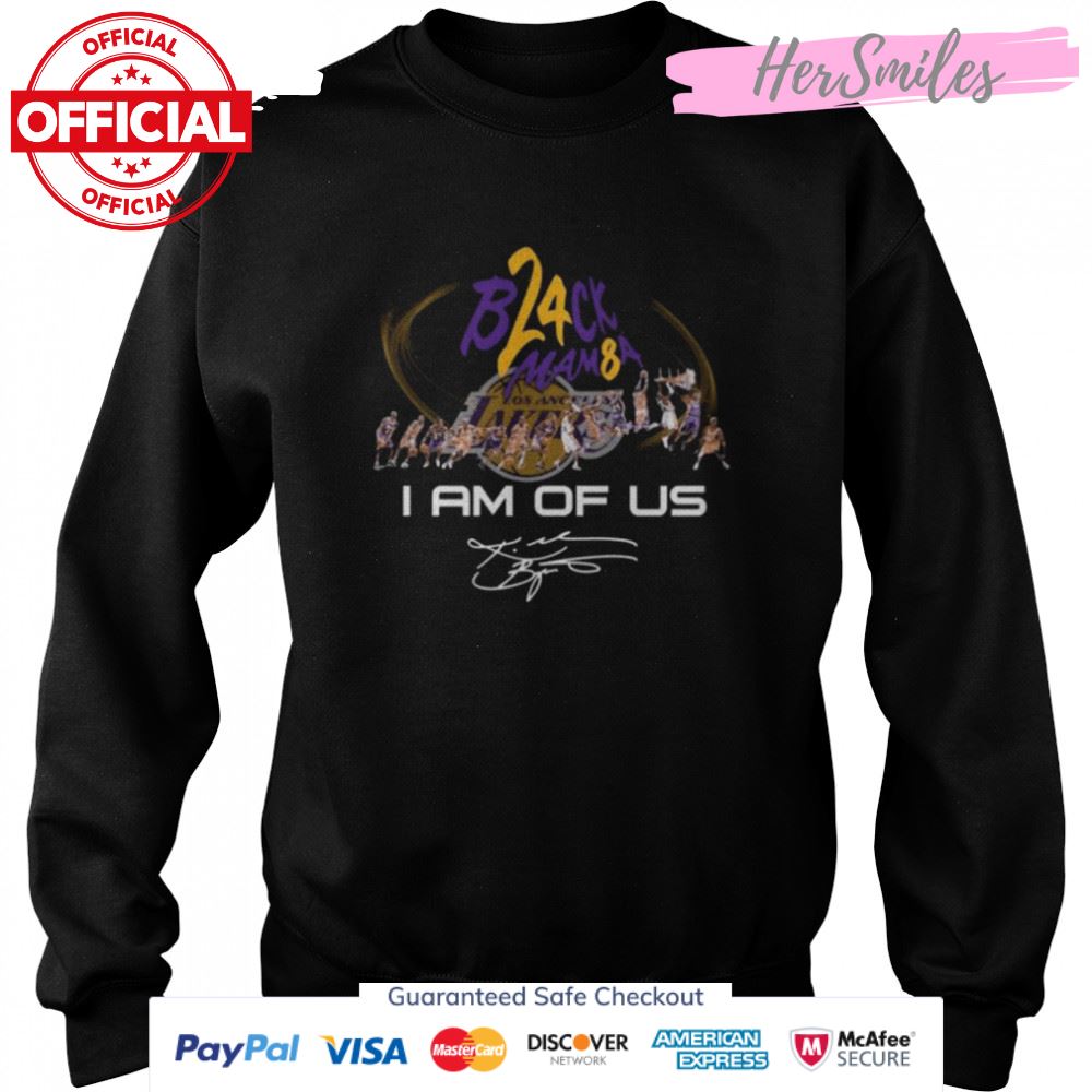 Los Angeles Lakers Black Mamba I am of us signature shirt Los Angeles Lakers Black Mamba I am of us signature shirt