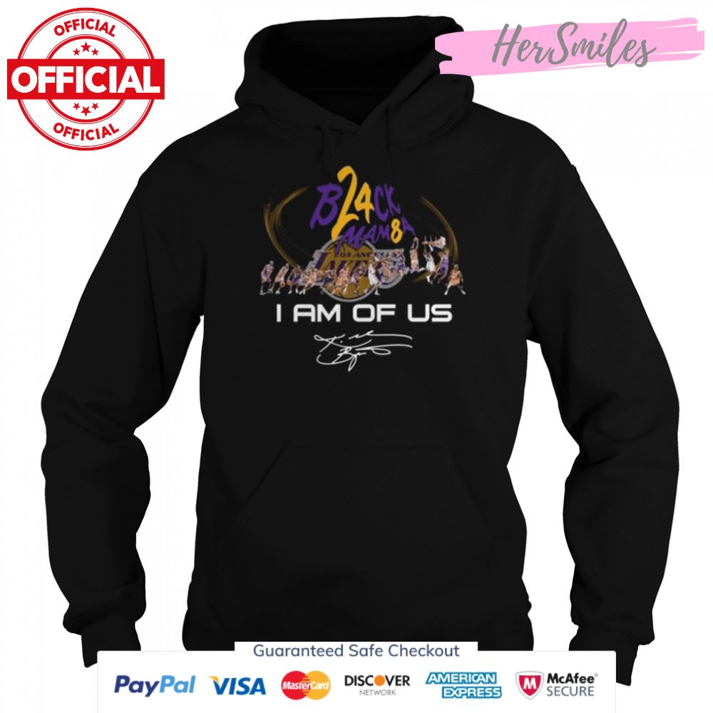 Los Angeles Lakers Black Mamba I am of us signature shirt Los Angeles Lakers Black Mamba I am of us signature shirt