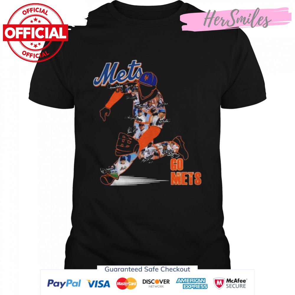 Los Angeles Mets all team go mets signatures shirt
