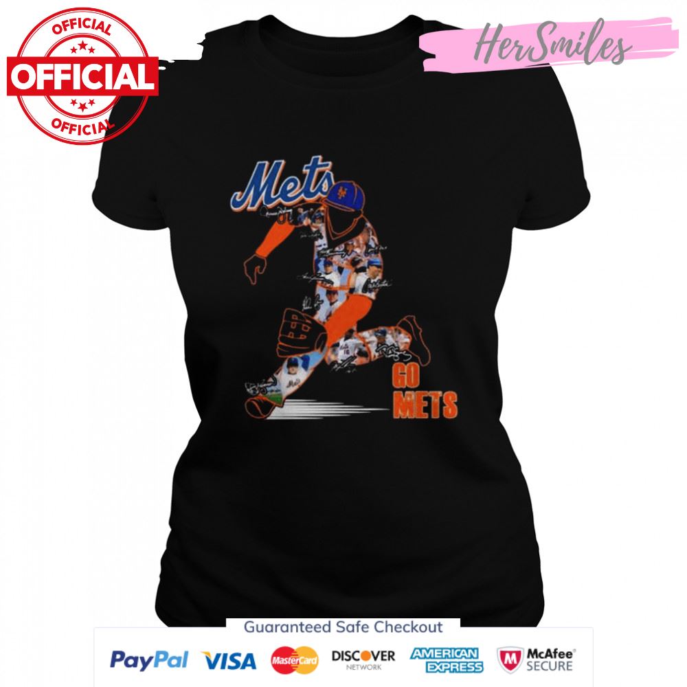 Los Angeles Mets all team go mets signatures shirt