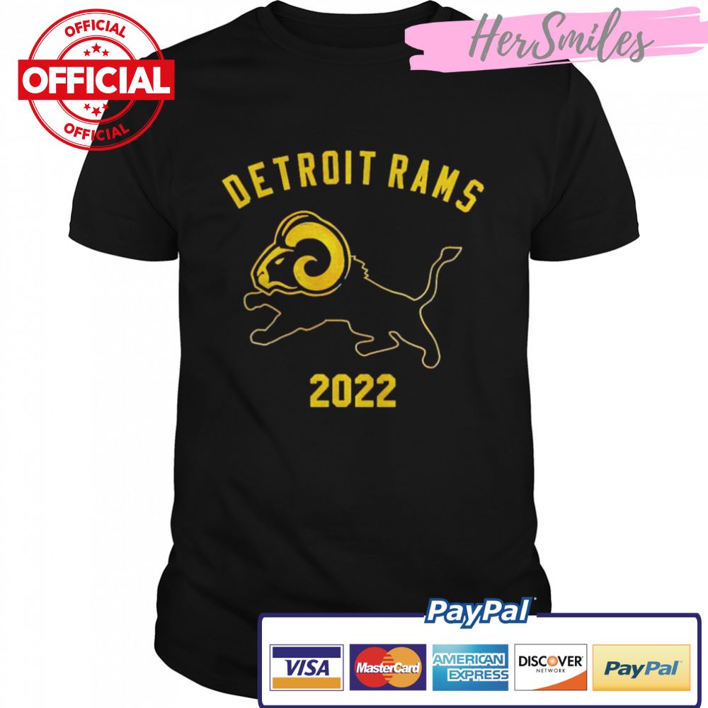 Los Angeles Rams Detroit Lions Super Bowl 2022 detroit rams shirt