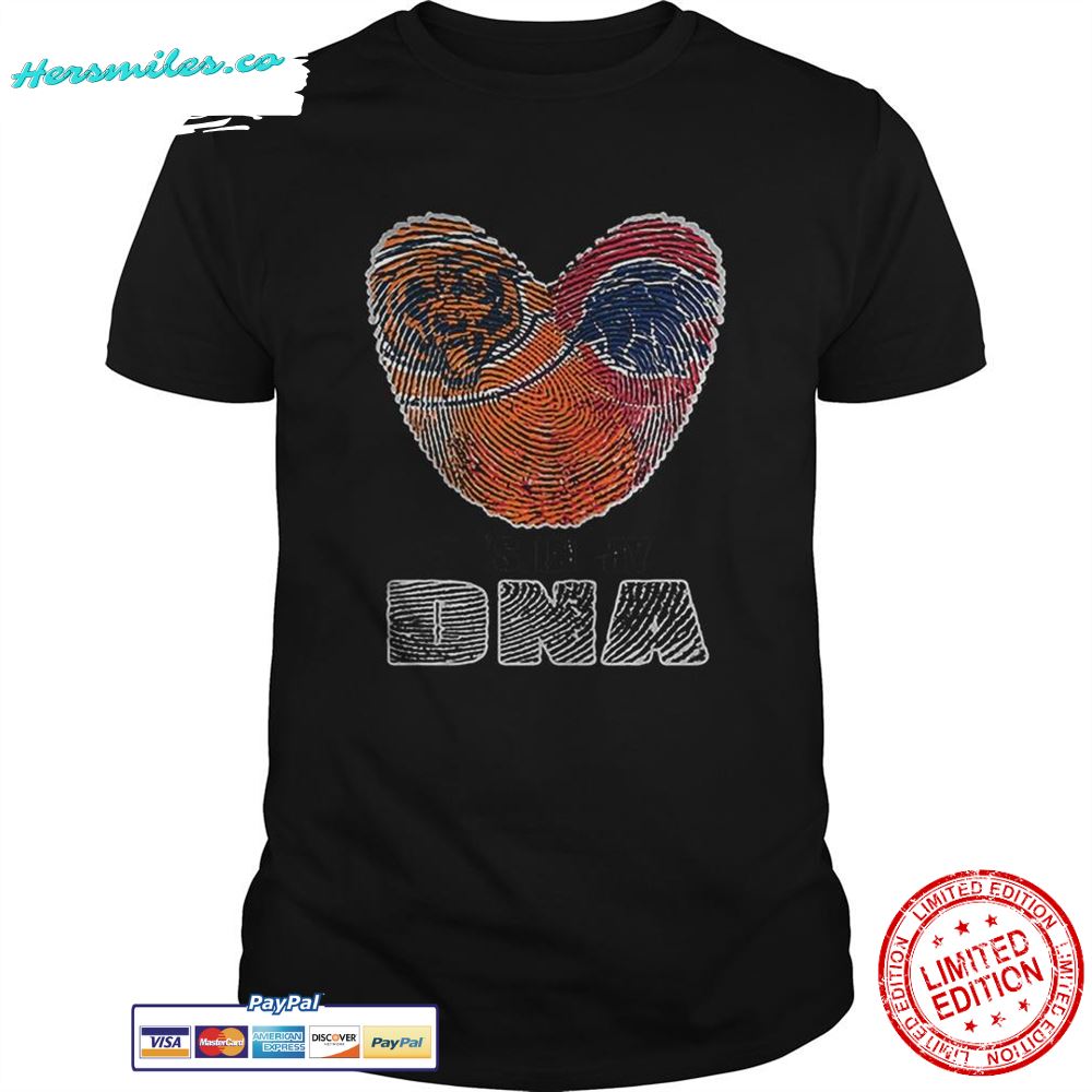 Love Chicago Bears Chicago Cubs its in my DNA shirt