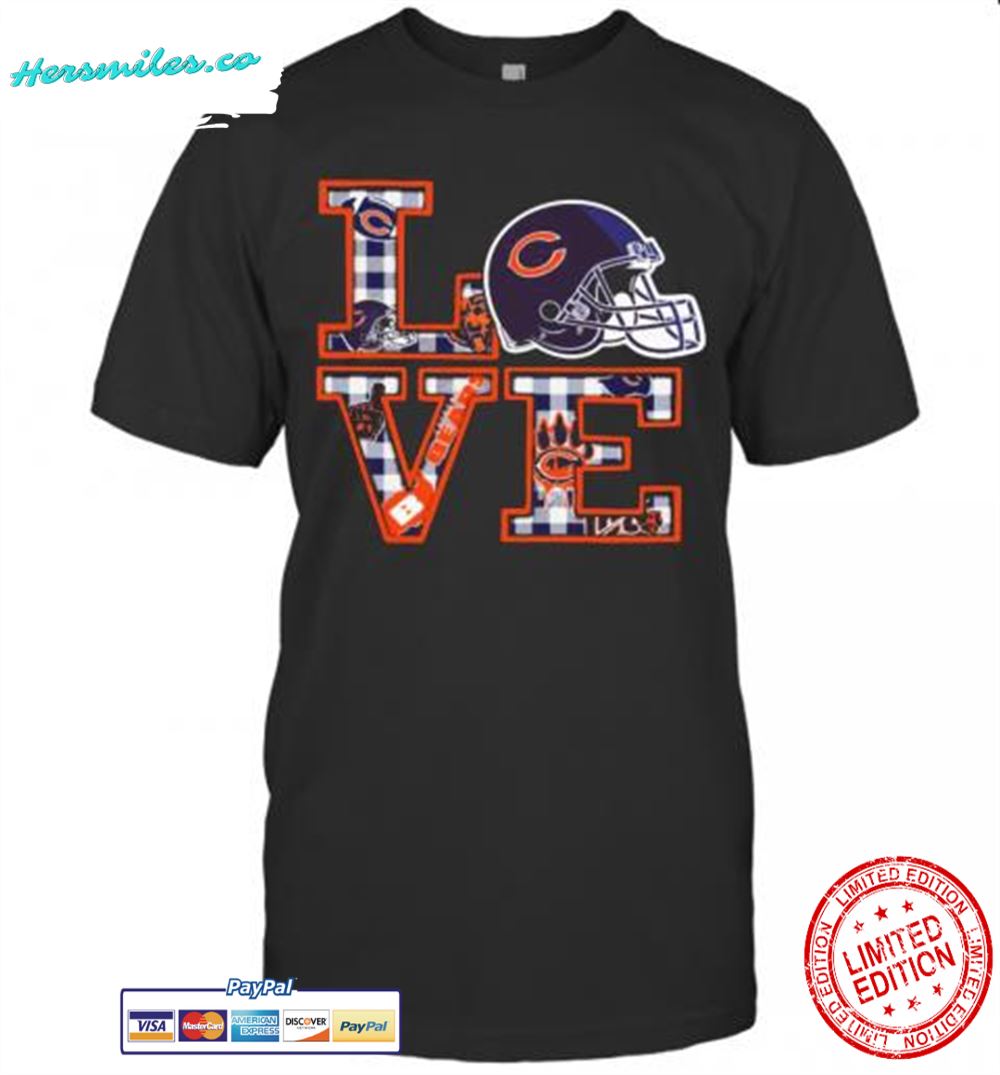 Love Chicago Bears Football T-Shirt