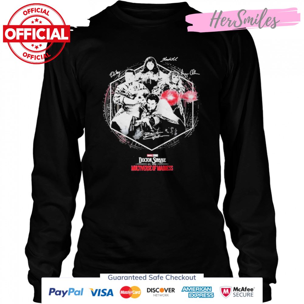 Marvel Studios Doctor Strange In The Multiverse Of Madness 2022 Signatures Shirt Marvel Studios Doctor Strange In The Multiverse Of Madness 2022 Signatures Shirt