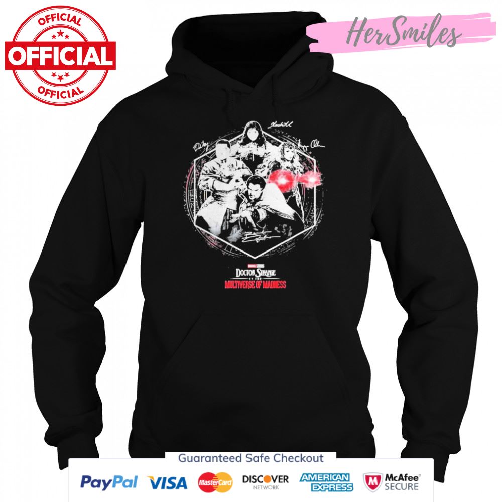 Marvel Studios Doctor Strange In The Multiverse Of Madness 2022 Signatures Shirt Marvel Studios Doctor Strange In The Multiverse Of Madness 2022 Signatures Shirt