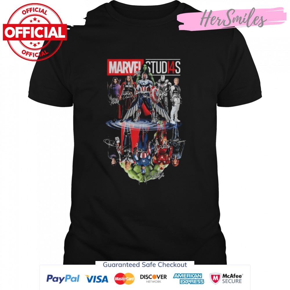 Marvel Studios Stud14s Water Reflection Signatures Shirt