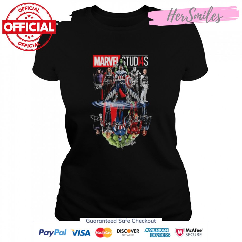 Marvel Studios Stud14s Water Reflection Signatures Shirt