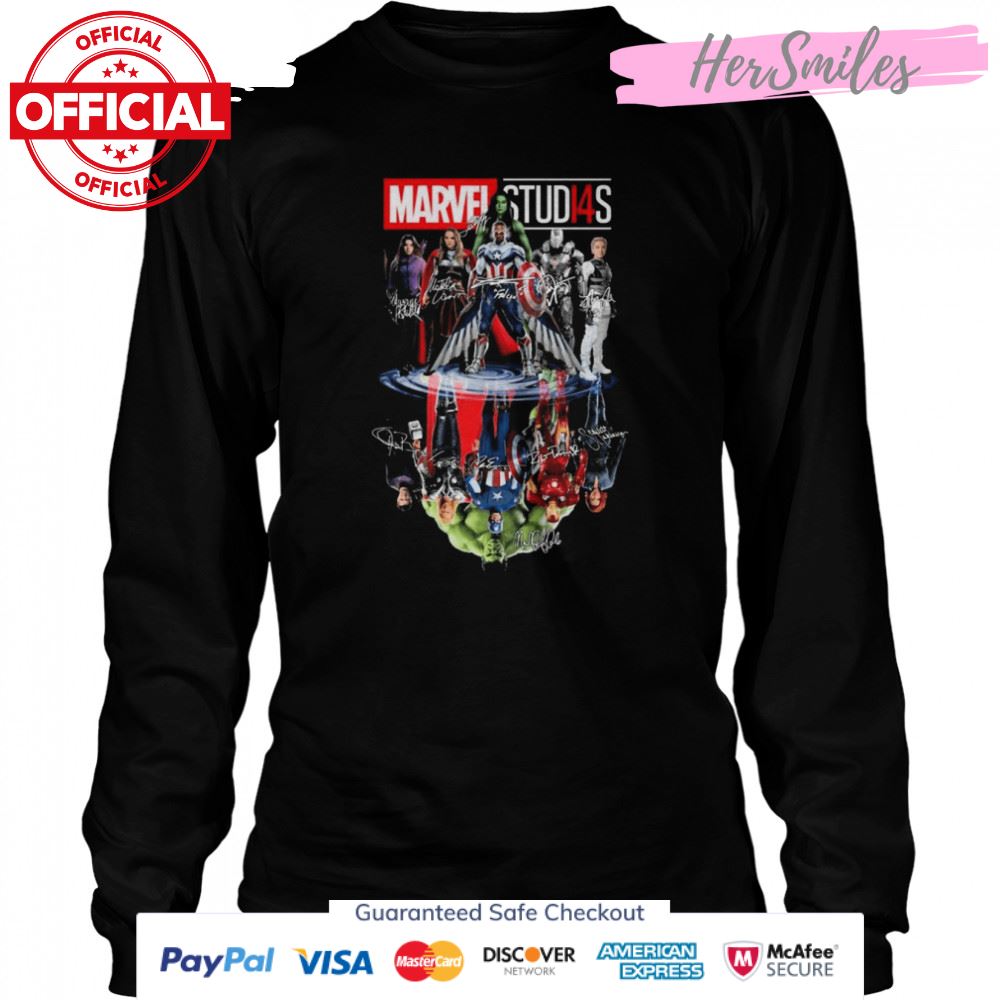 Marvel Studios Stud14s Water Reflection Signatures Shirt Marvel Studios Stud14s Water Reflection Signatures Shirt