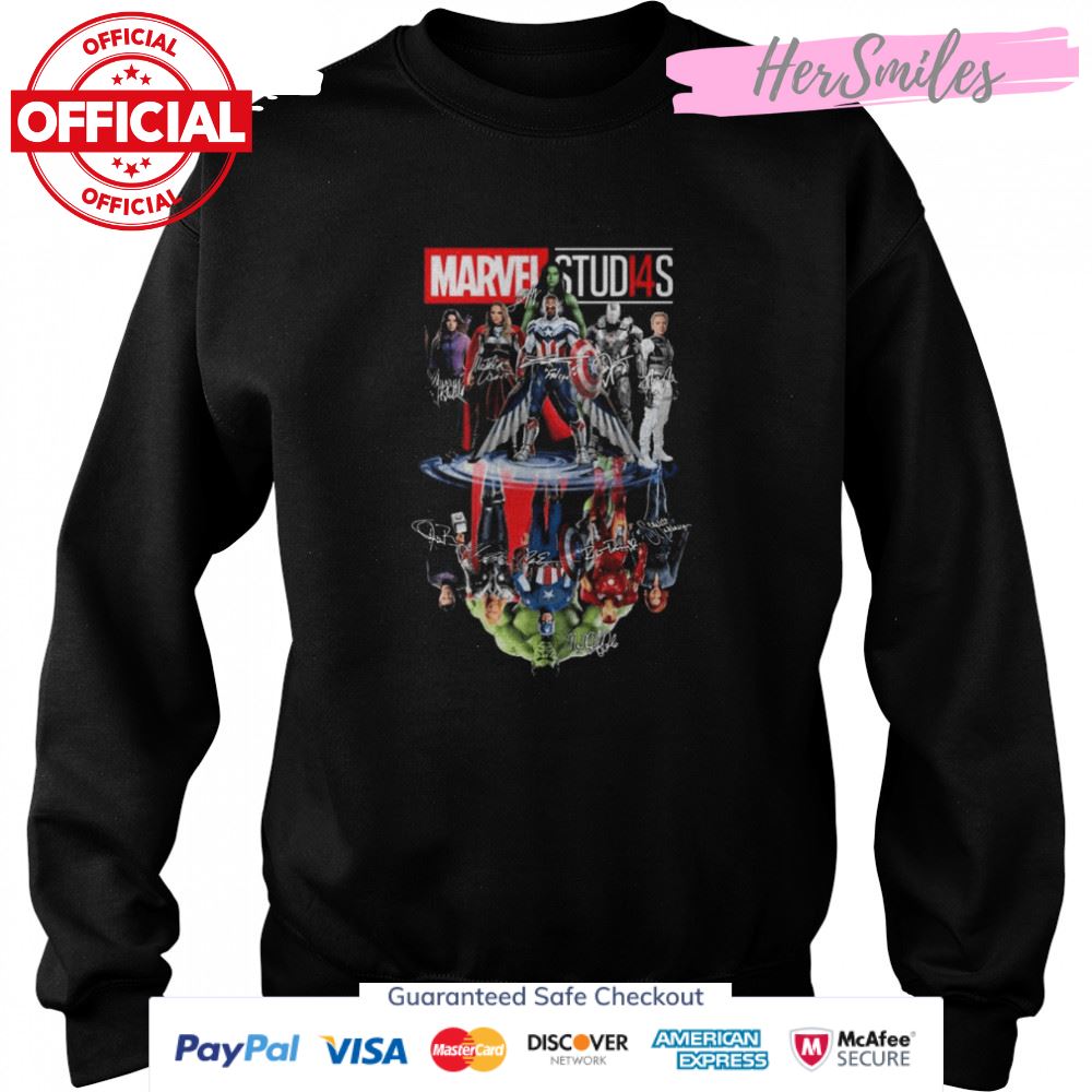 Marvel Studios Stud14s Water Reflection Signatures Shirt Marvel Studios Stud14s Water Reflection Signatures Shirt