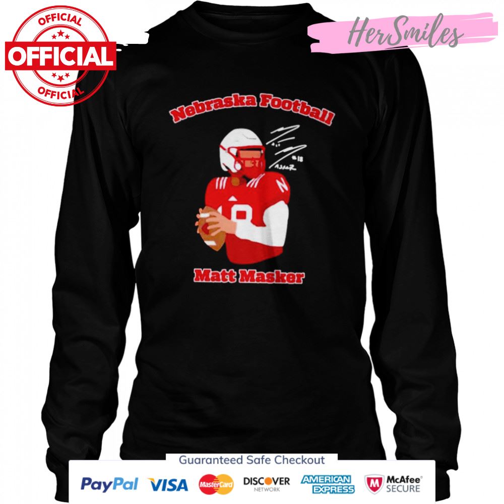 Matt Masker Nebraska football signature shirt Matt Masker Nebraska football signature shirt