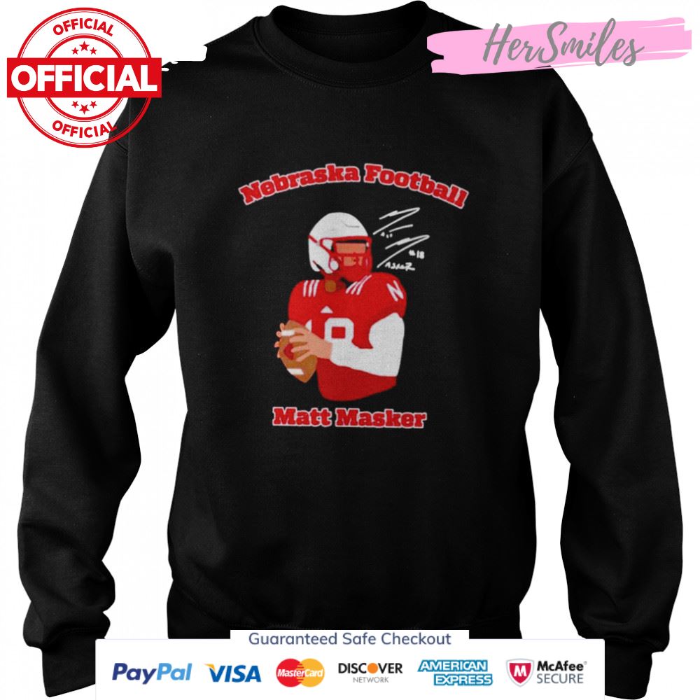 Matt Masker Nebraska football signature shirt Matt Masker Nebraska football signature shirt