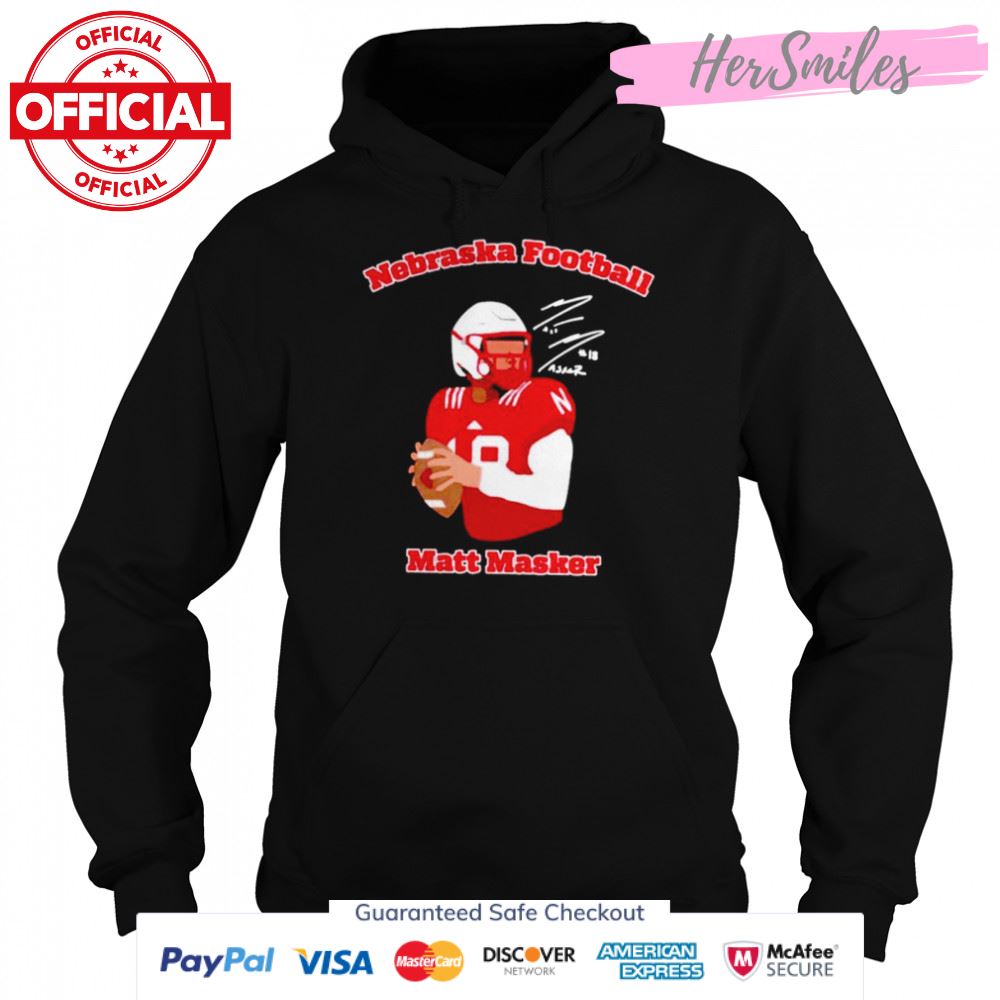 Matt Masker Nebraska football signature shirt Matt Masker Nebraska football signature shirt
