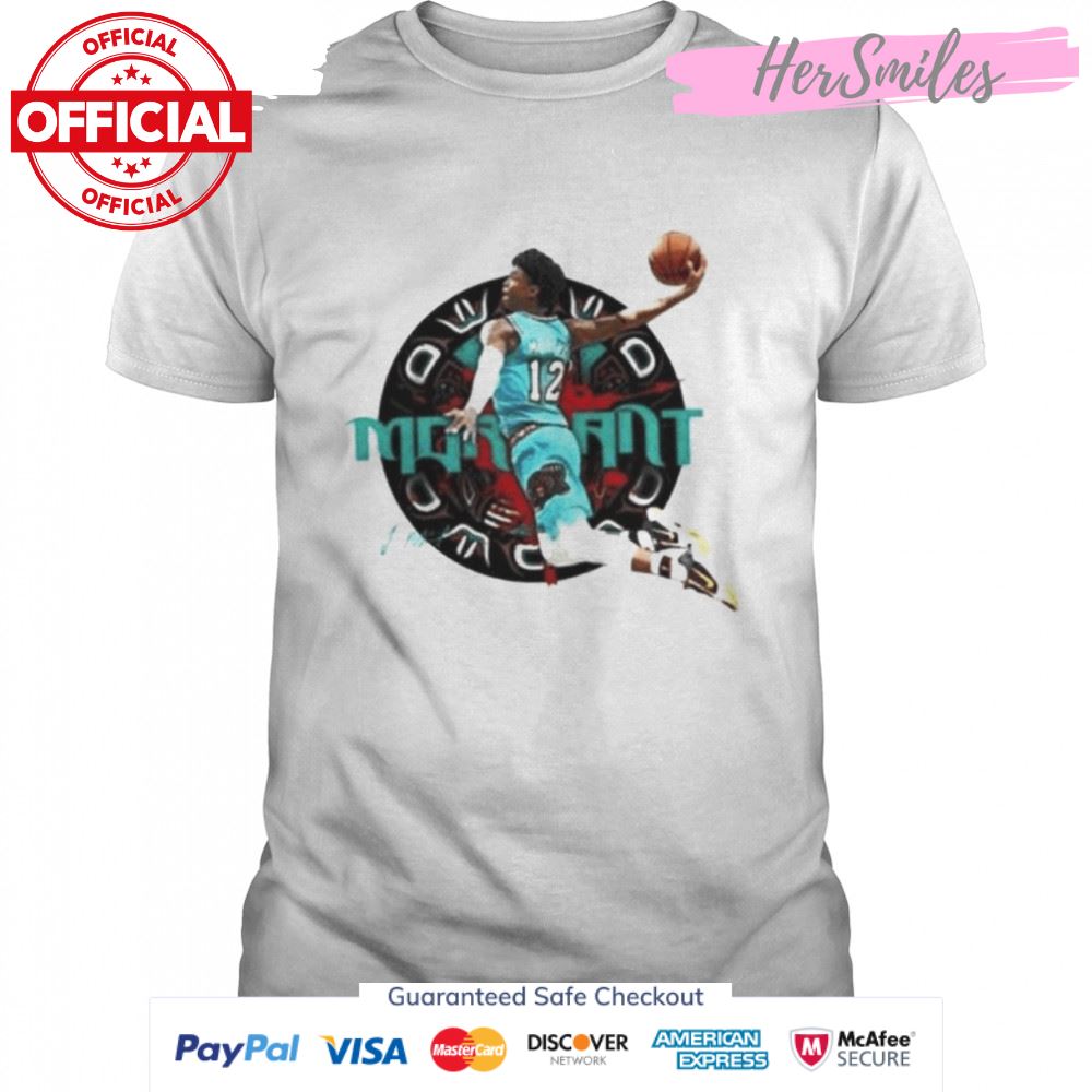 Memphis Grizzlies Ja Morant jumping signature shirt