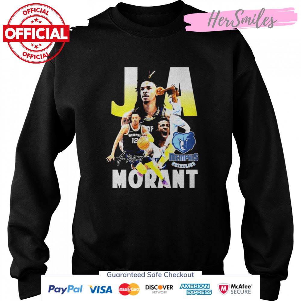 Memphis Grizzlies Ja Morant MVP NBA signature shirt Memphis Grizzlies Ja Morant MVP NBA signature shirt