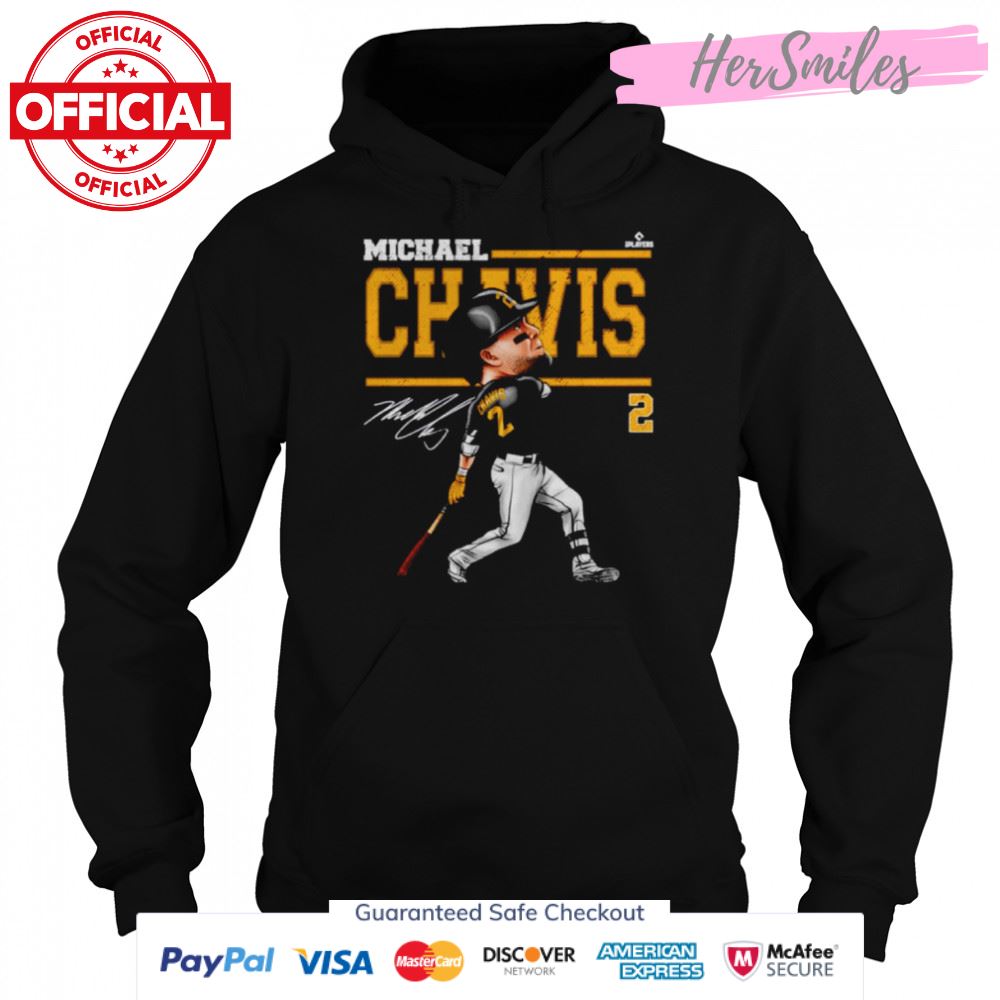 Michael Chavis Pittsburgh Cartoon Baseball Signatures Shirt Michael Chavis Pittsburgh Cartoon Baseball Signatures Shirt