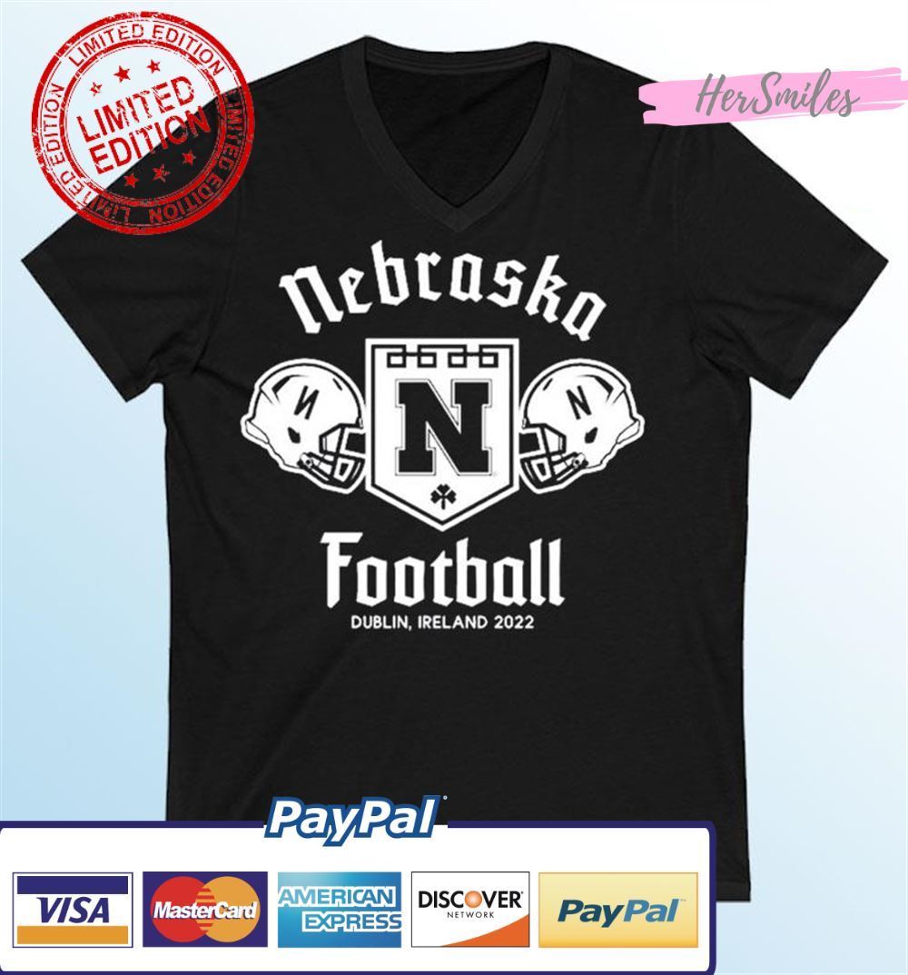 Nebraska Huskers Football Dublin Ireland 2022 Unisex T-Shirt