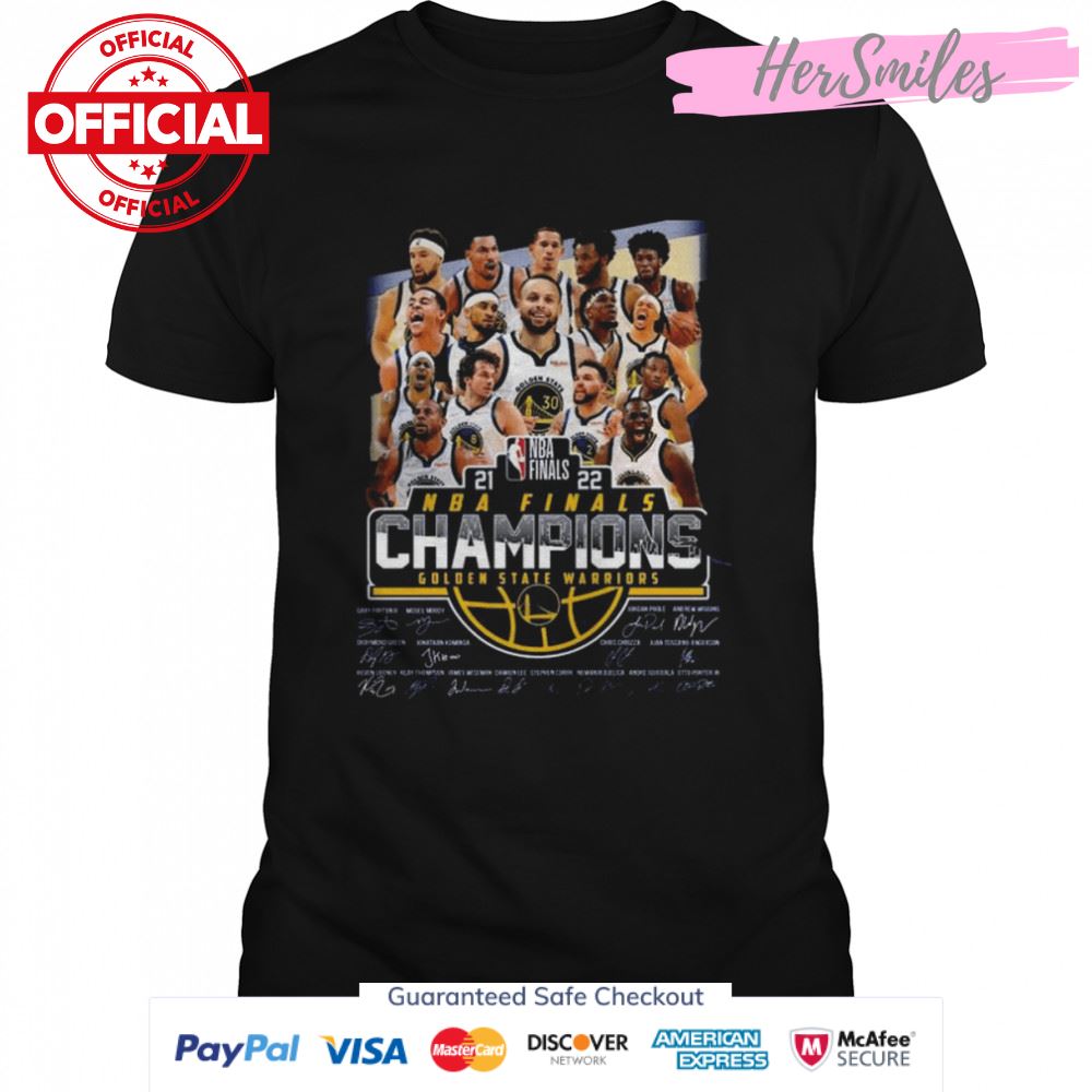 New Golden State Warriors NBA Finals champions signatures shirt