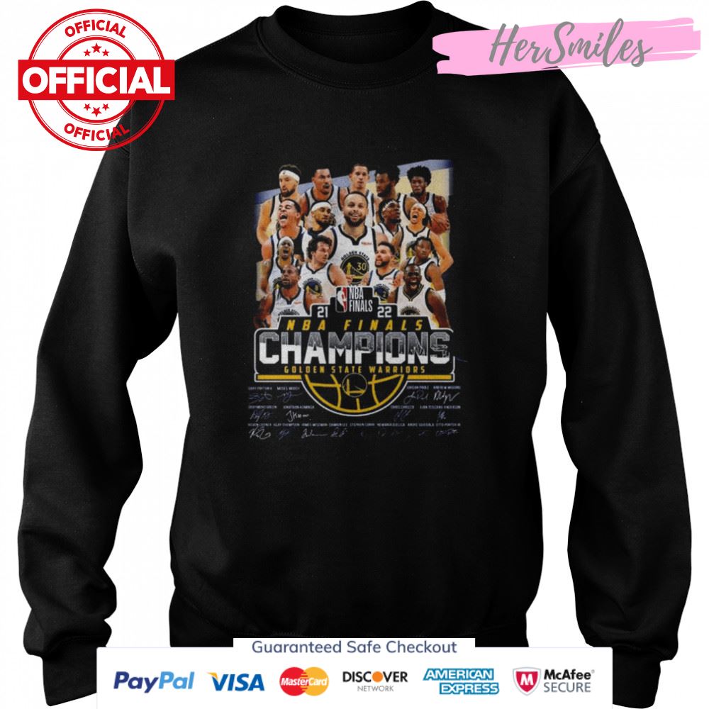 New Golden State Warriors NBA Finals champions signatures shirt New Golden State Warriors NBA Finals champions signatures shirt