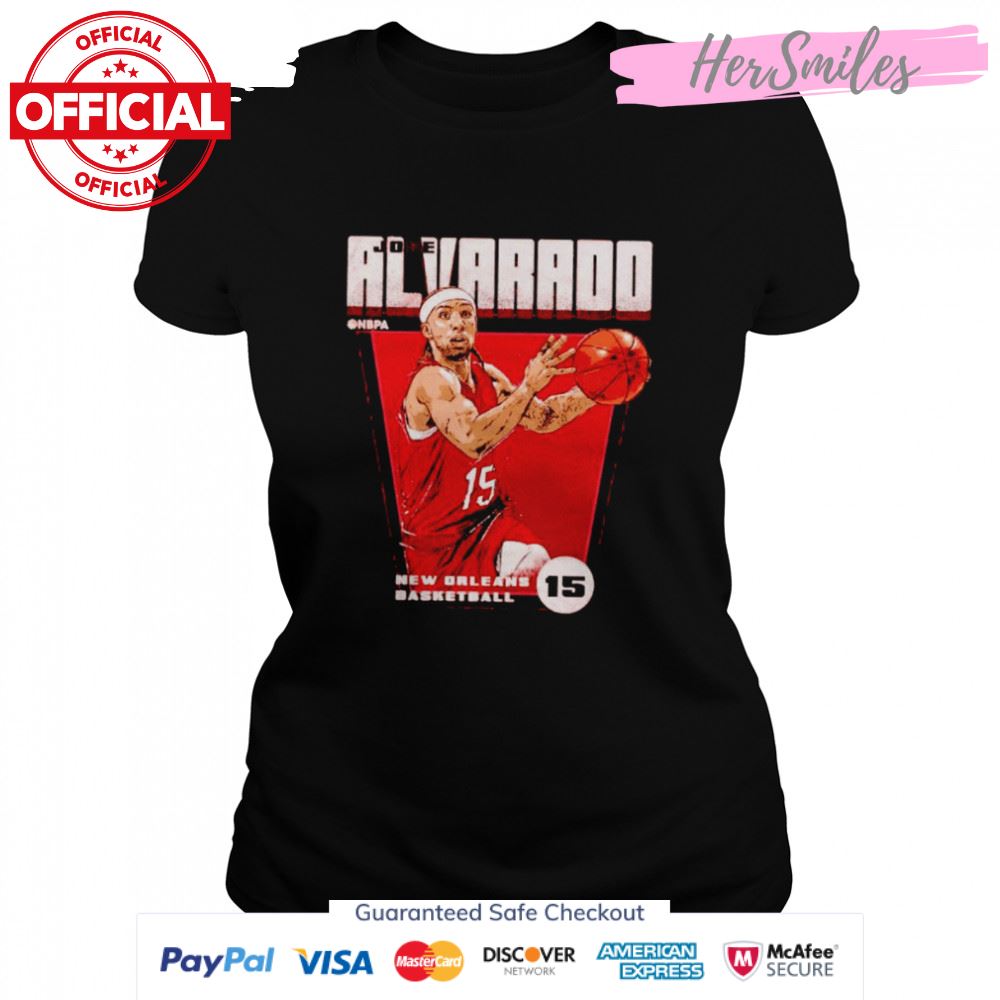 New Orleans Pelicans Jose Alvarado premiere signature shirt