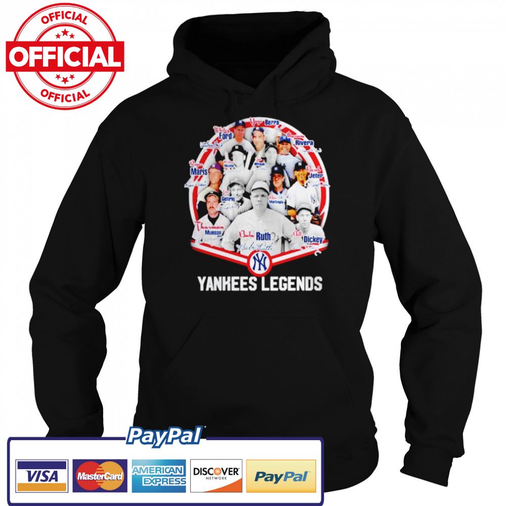 New York Yankees Players Yankees Legends signatures shirt New York Yankees Players Yankees Legends signatures shirt